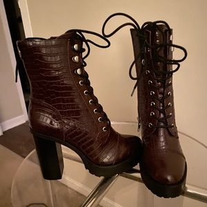 Steve Madden Combat Boots!!!